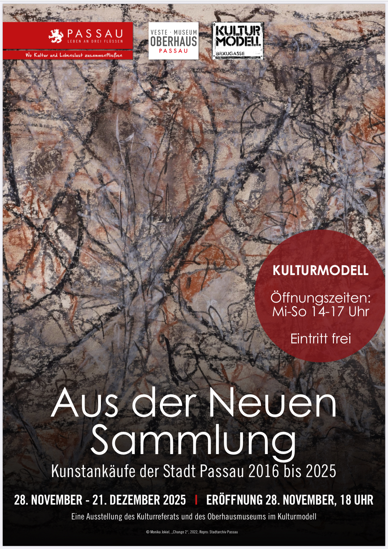Ausstellungsplakat - Aus der Neuen Samlung - Stadt Passau